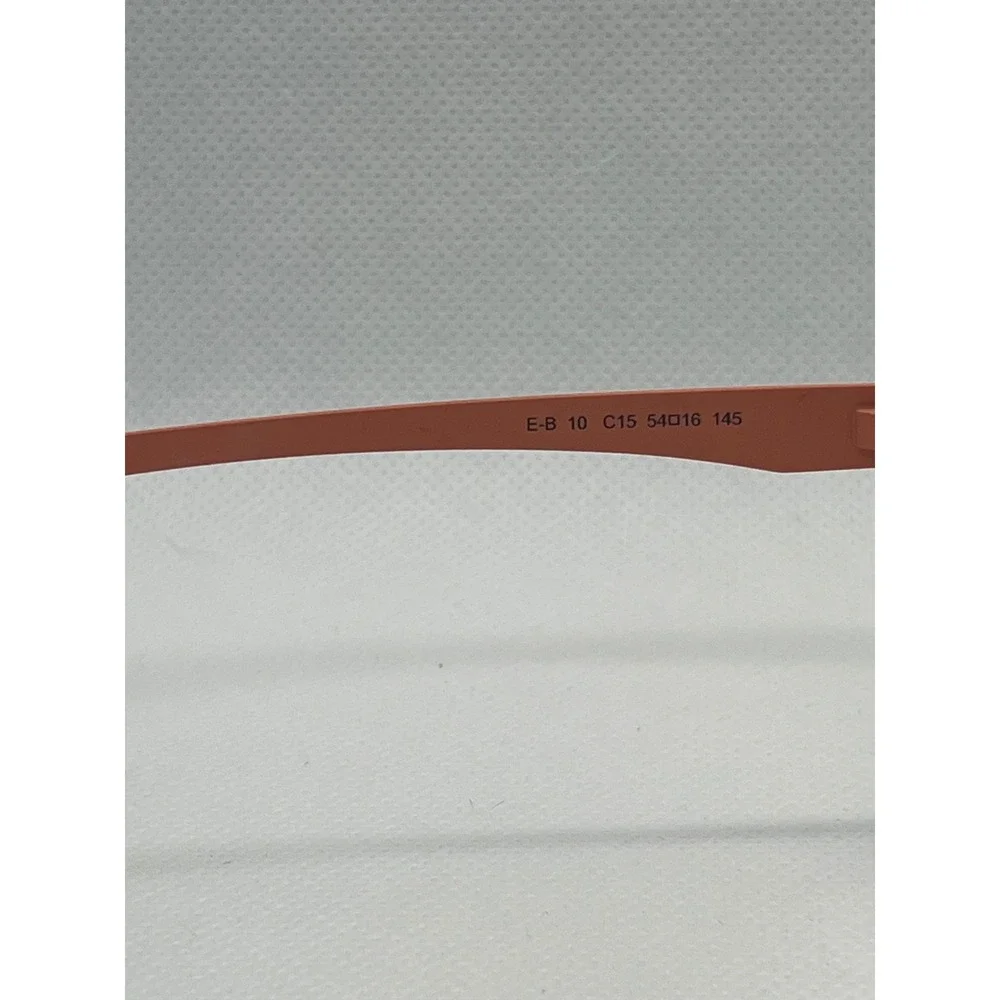 Eblock Eyeglasses Cat Eye Frames Designer‎ Glasses Orange Black 54-16-145